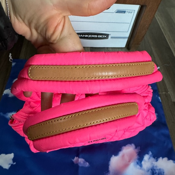 MZ Wallace Pink Quilted Crossbody Bag - Picture 3 of 7